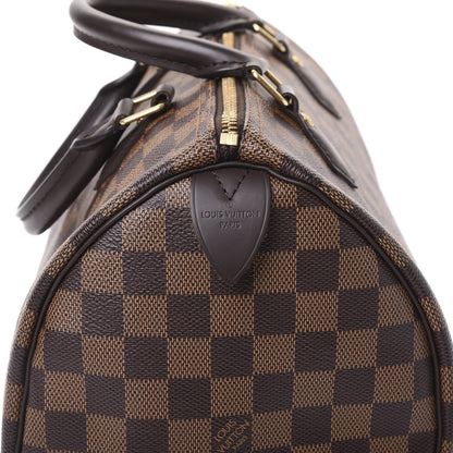 Louis Vuitton Damier Ebene Speedy 30 9 of 12
