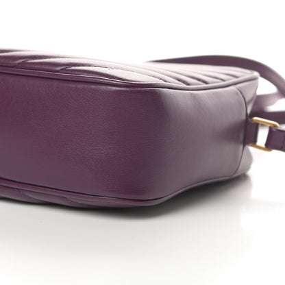 Saint Laurent Calfskin Matelasse Monogram Lou Camera Bag Purple 10 of 12