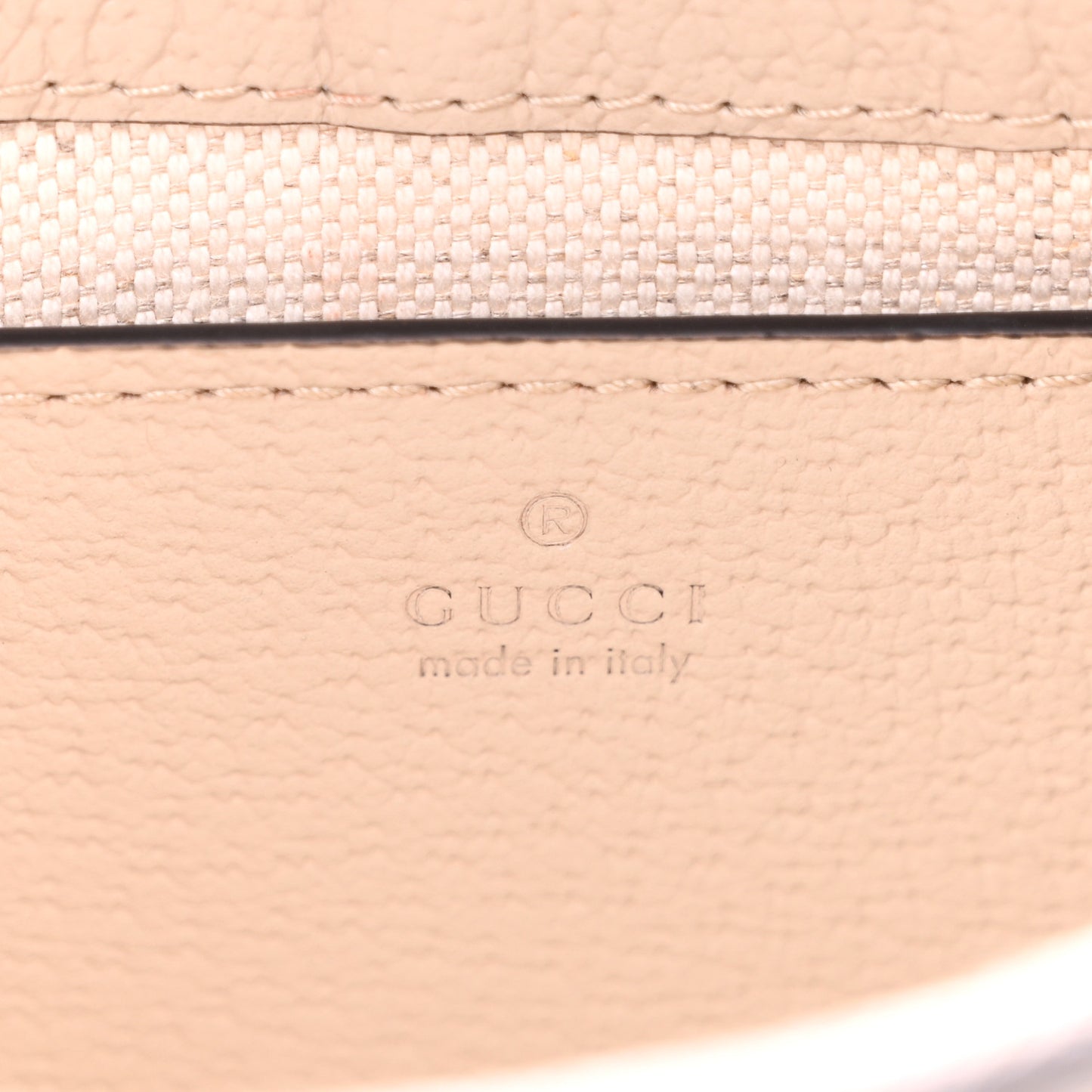 GG Supreme Monogram Textured Dollar Calfskin Web Mini Ophidia GG Handbag Beige Mystic White Oatmeal