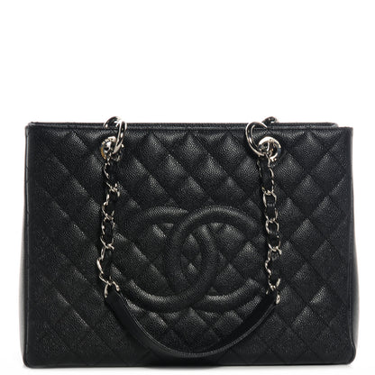 Chanel Caviar Grand Shopping Tote GST Black 1 of 7