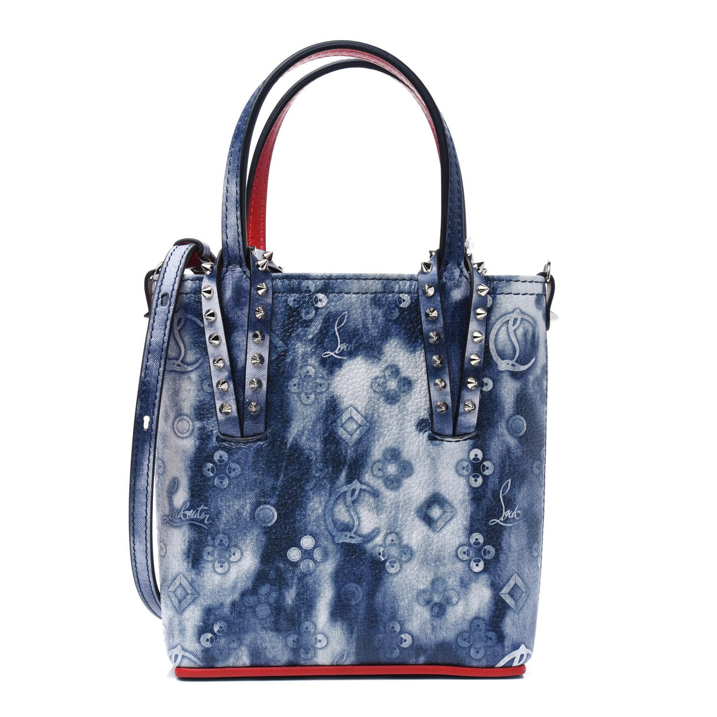 Calfskin Punk Mini North South Cabata Tote Multi