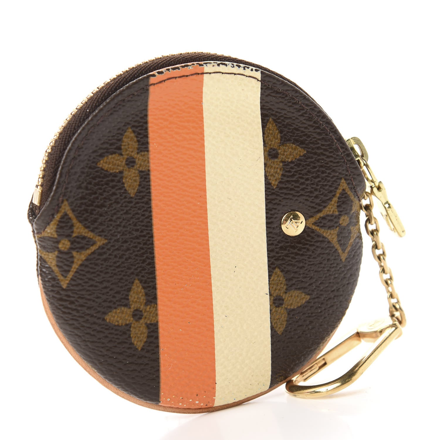 Louis Vuitton Monogram Groom Round Coin Purse 3 of 10