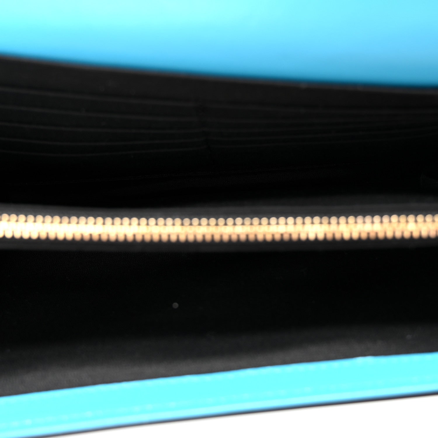Versace Calfskin Medusa Wallet on Chain Crossbody Blue 5 of 9