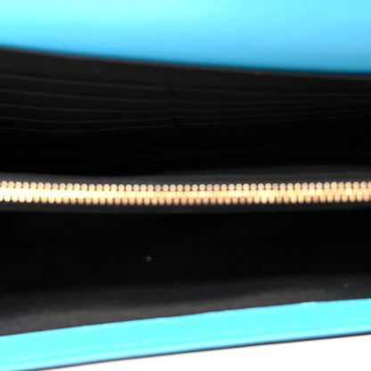 Versace Calfskin Medusa Wallet on Chain Crossbody Blue 5 of 9