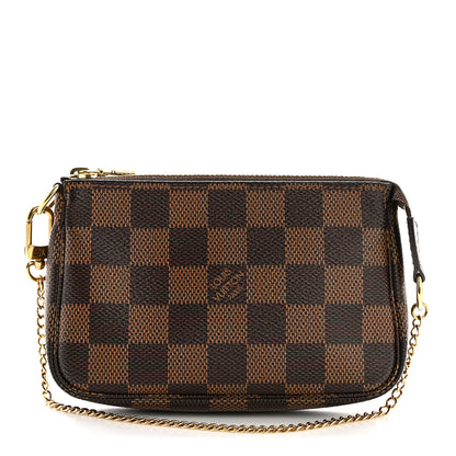 Louis Vuitton Damier Ebene Mini Pochette Accessories 1 of 7