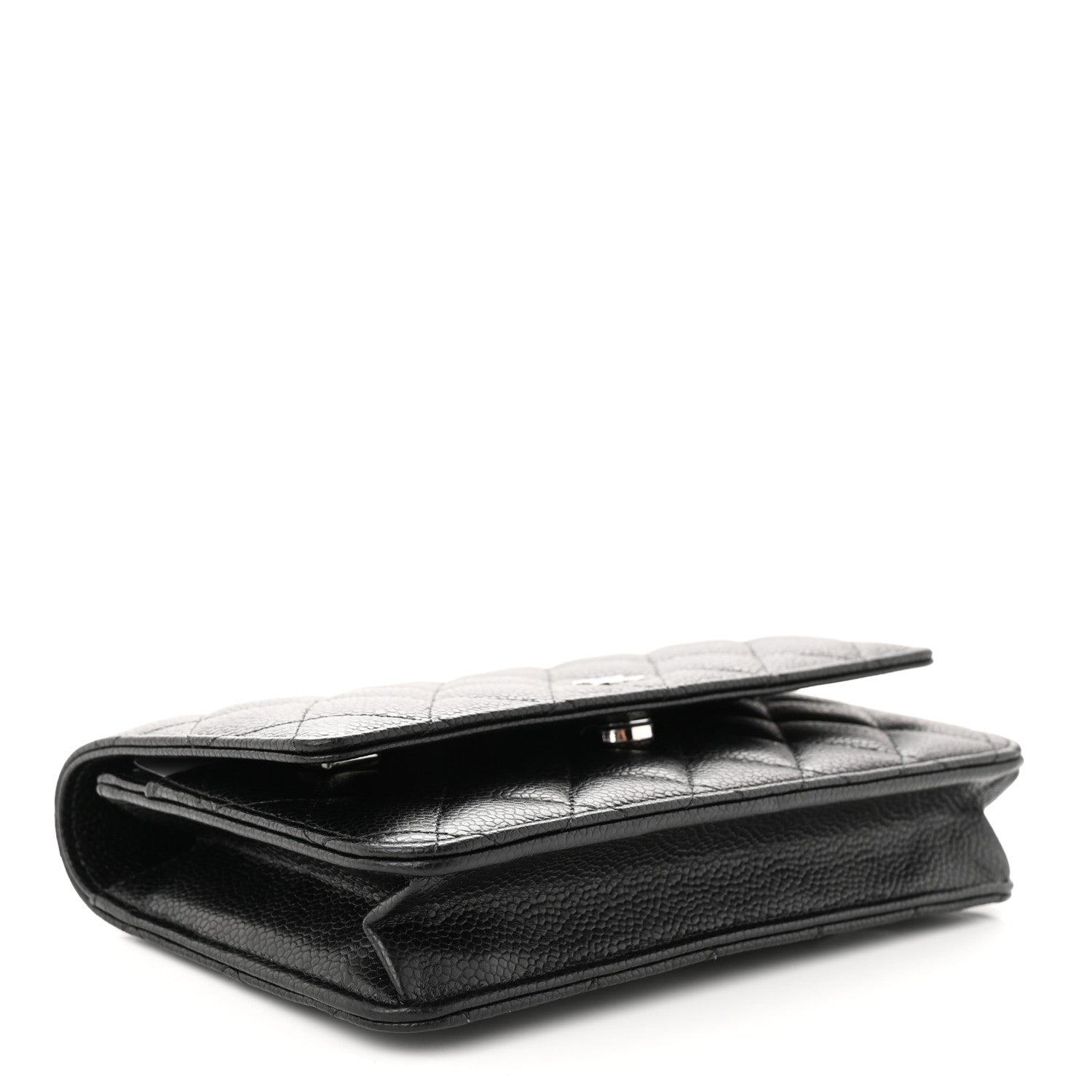 Chanel Caviar Quilted Wallet on Chain WOC Black 4 of 12