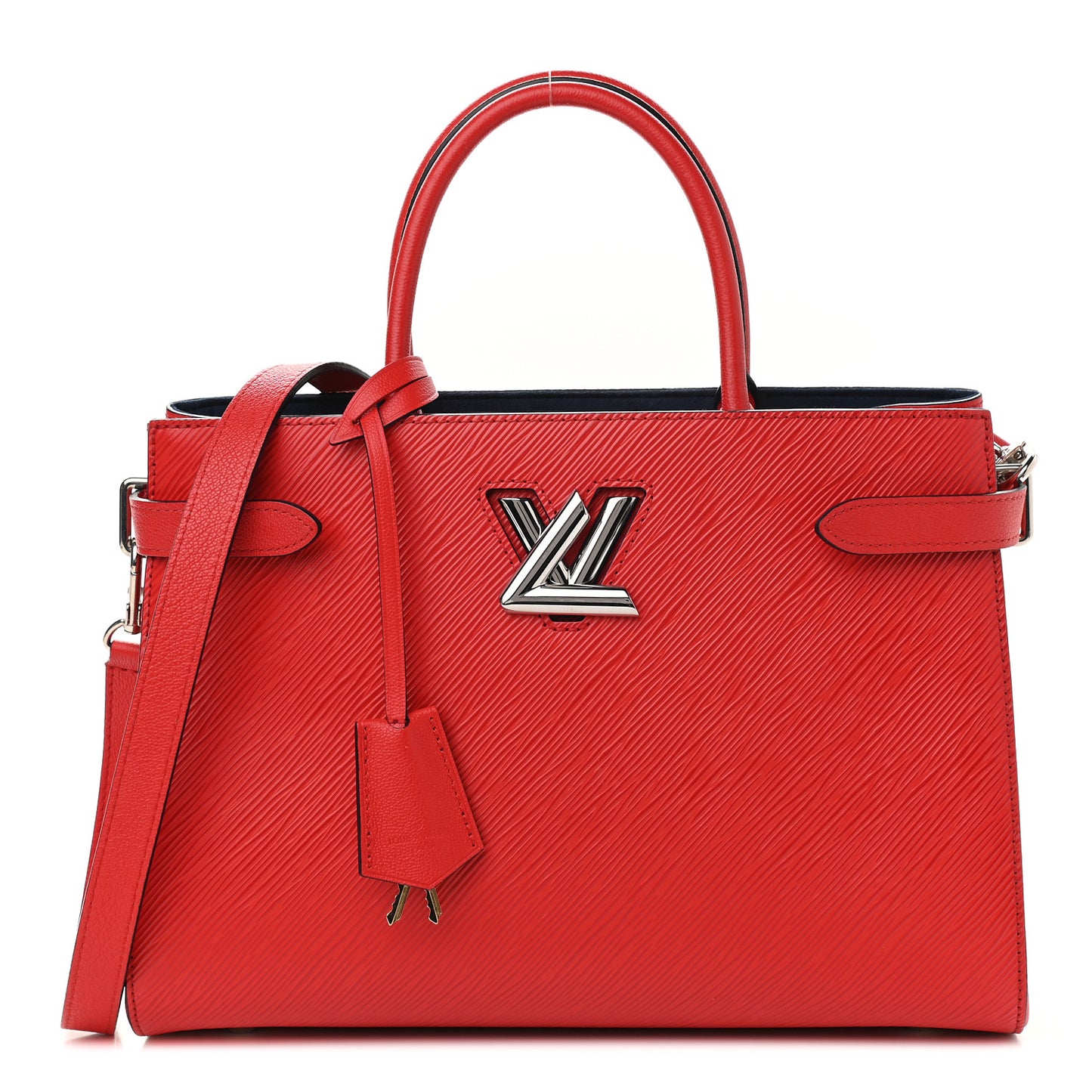 Epi Twist Tote Coquelicot