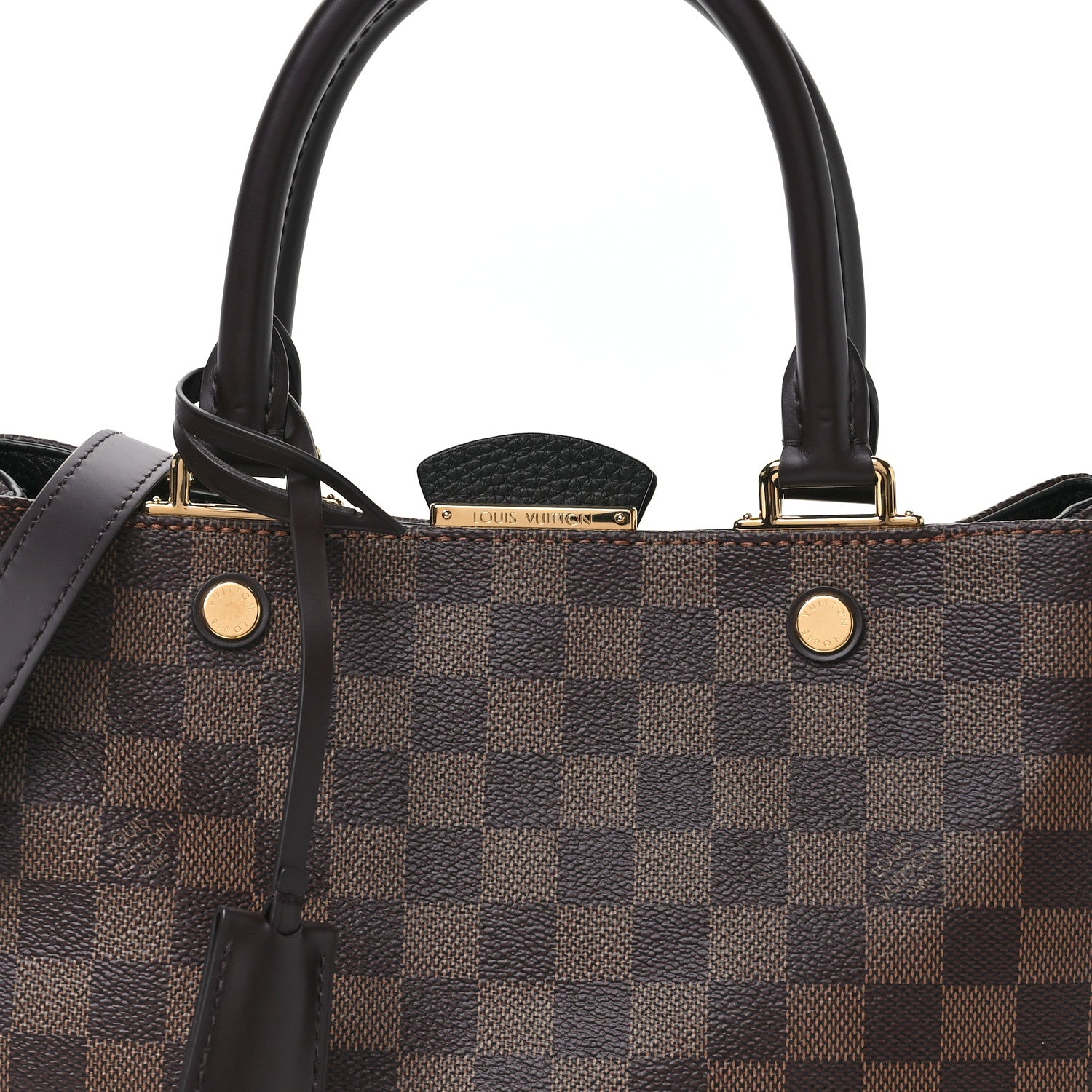 Louis Vuitton Damier Ebene Cuir Taurillon Brittany Black 8 of 11