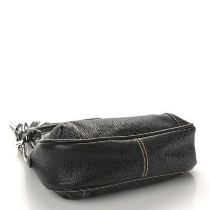 Chanel Grained Calfskin Tassel Hobo Black 4 of 10