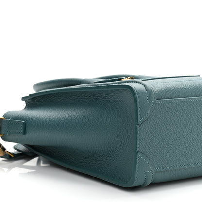 Celine Baby Drummed Calfskin Nano Prussian Blue 11 of 11