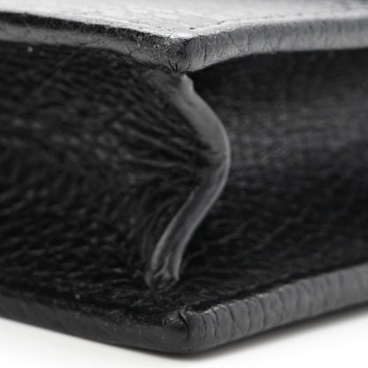 Gucci Dollar Calfskin Interlocking G Chain Wallet Black 9 of 9