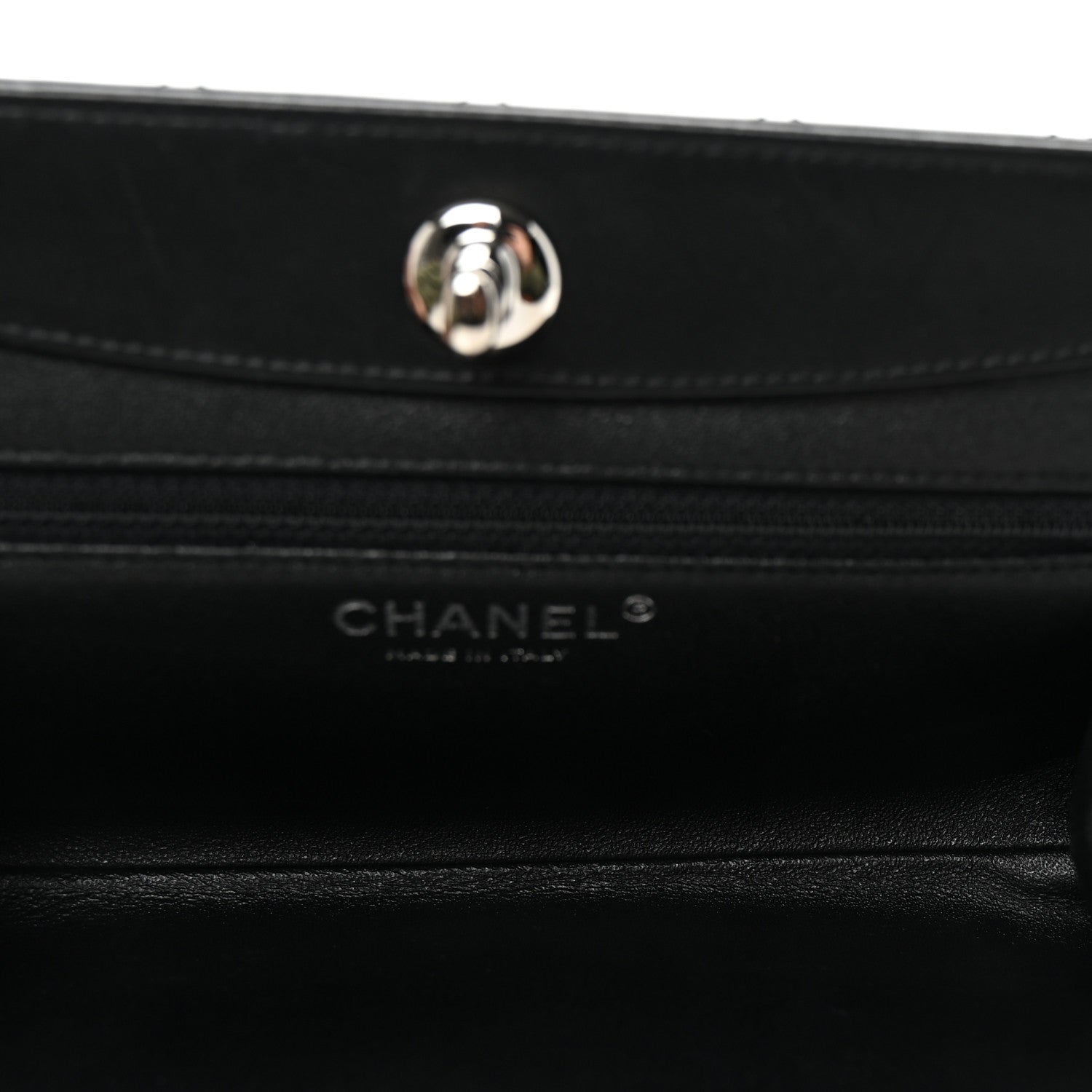 Chanel Lambskin Quilted Clutch Black 5 of 7