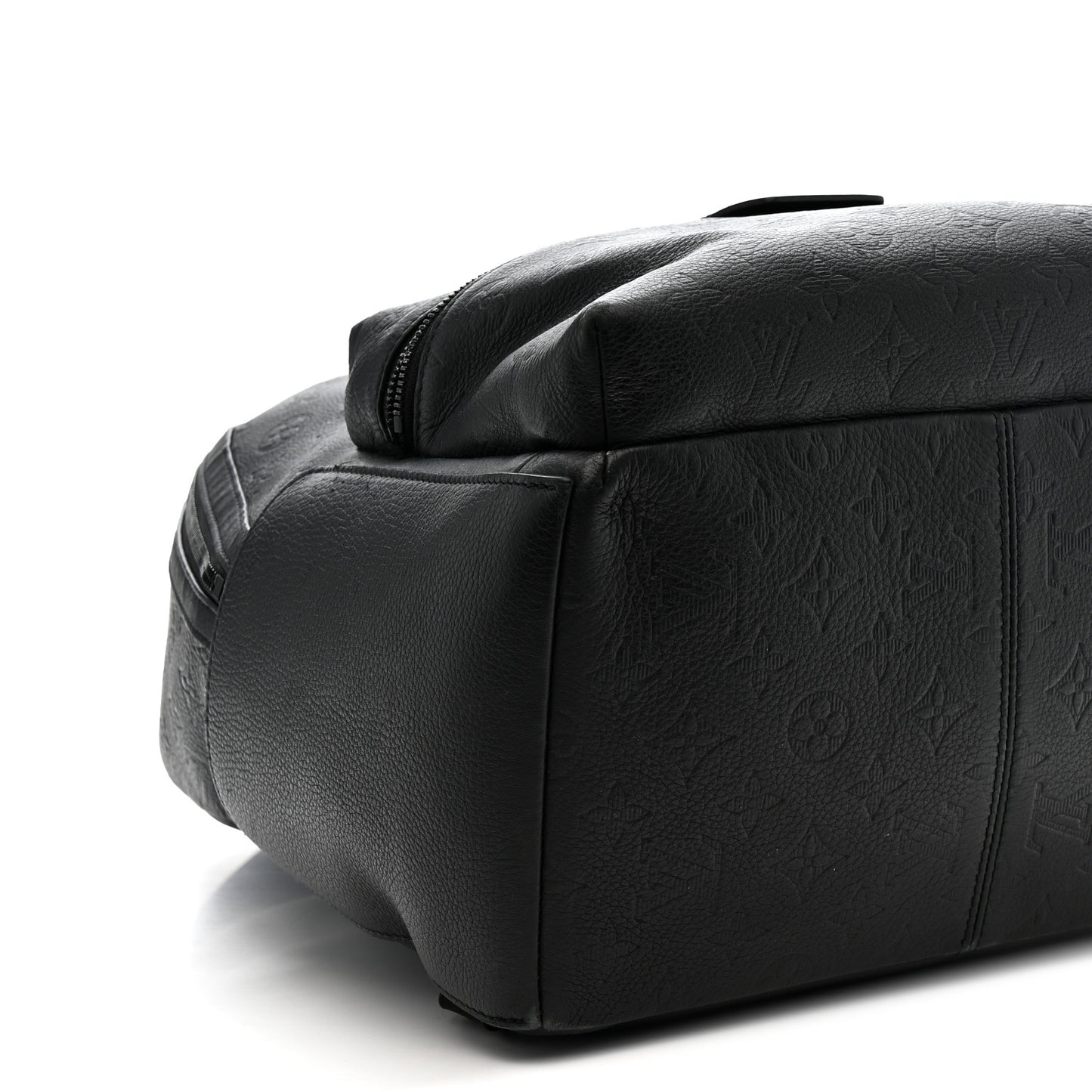 Calfskin Monogram Shadow Discovery Backpack Black