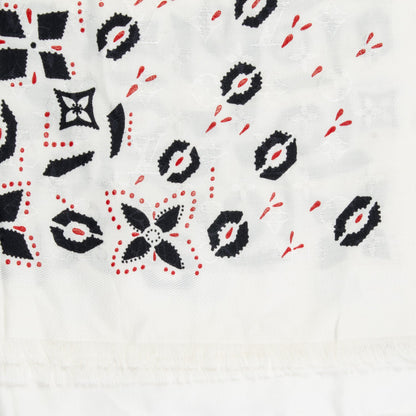 Louis Vuitton Silk Wool Monogram Graphic Scarf Black 5 of 6