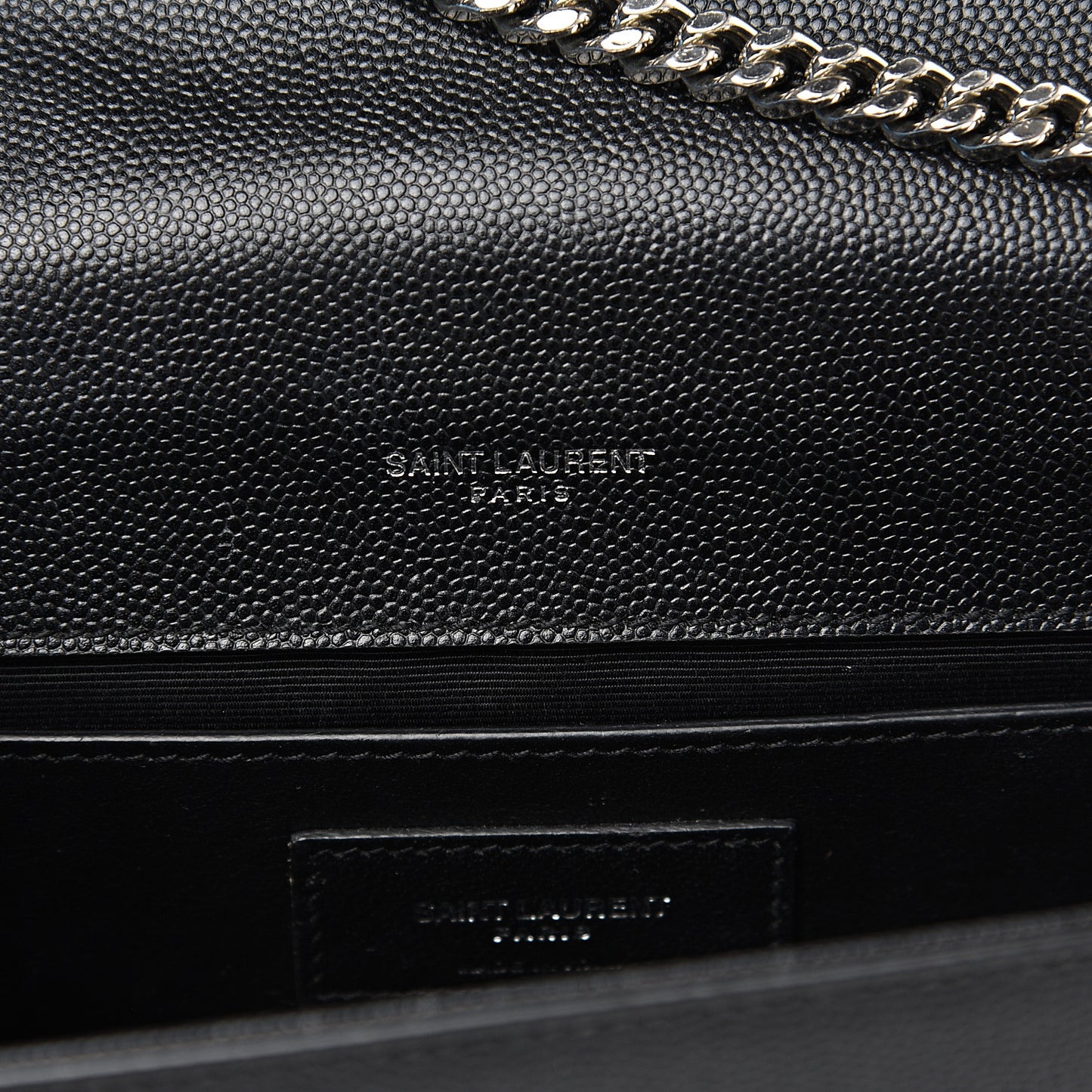 Grain De Poudre Small Monogram Kate Satchel Black