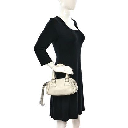Chanel Calfskin Small Tassel Bowler White 2 of 9