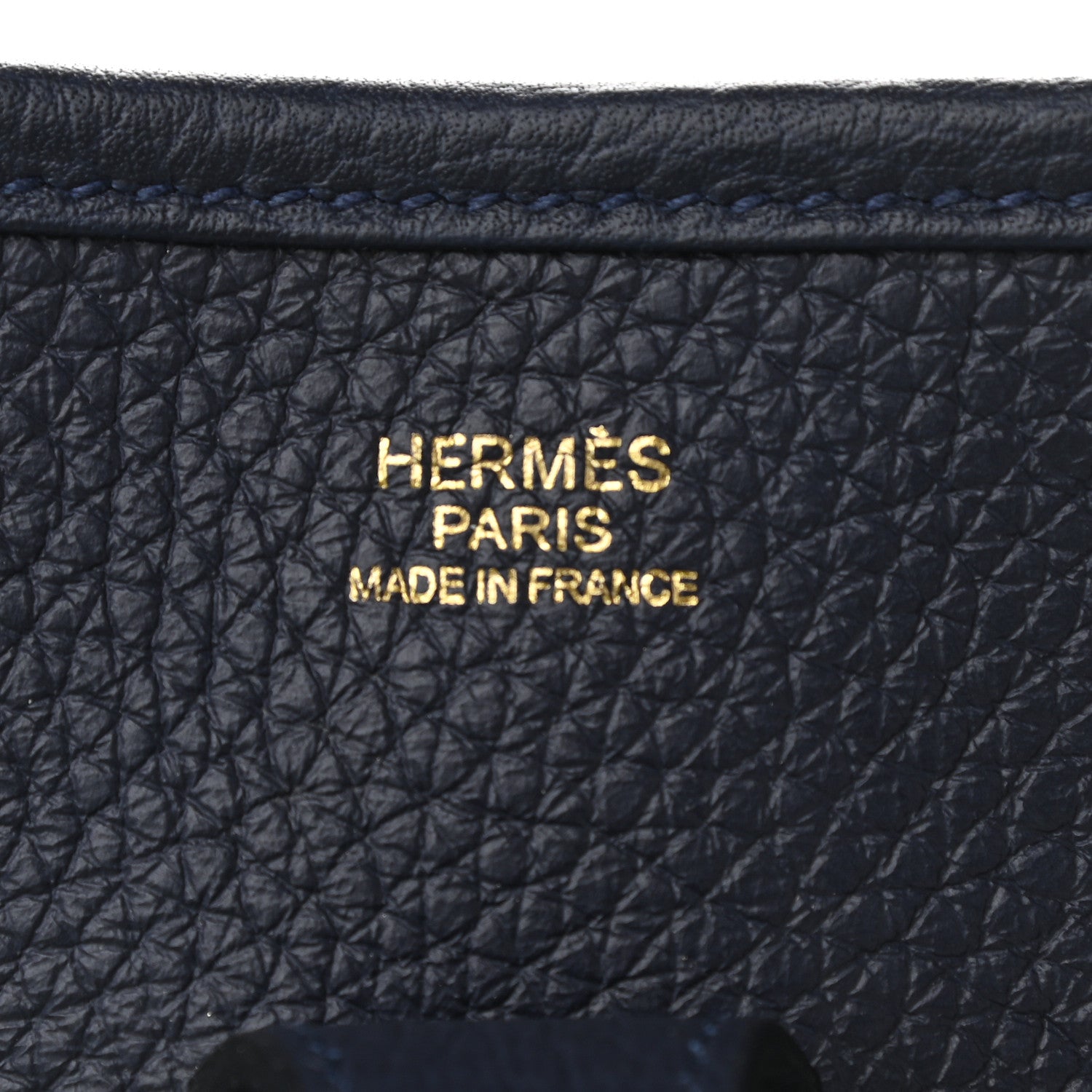 Hermes Taurillon Clemence Evelyne III PM Bleu Nuit 6 of 9