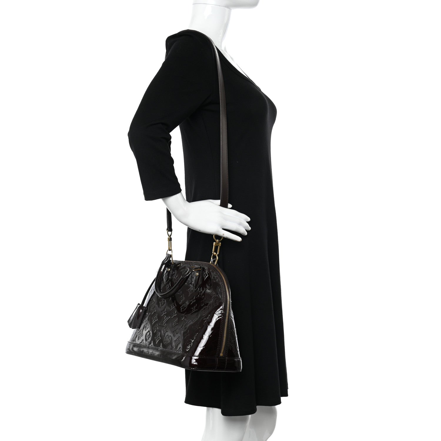 Louis Vuitton Vernis Alma PM Amarante 2 of 10