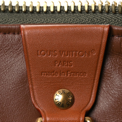 Louis Vuitton Calfskin Monogram Speedy P9 Bandouliere 40 Green Sancha 7 of 11