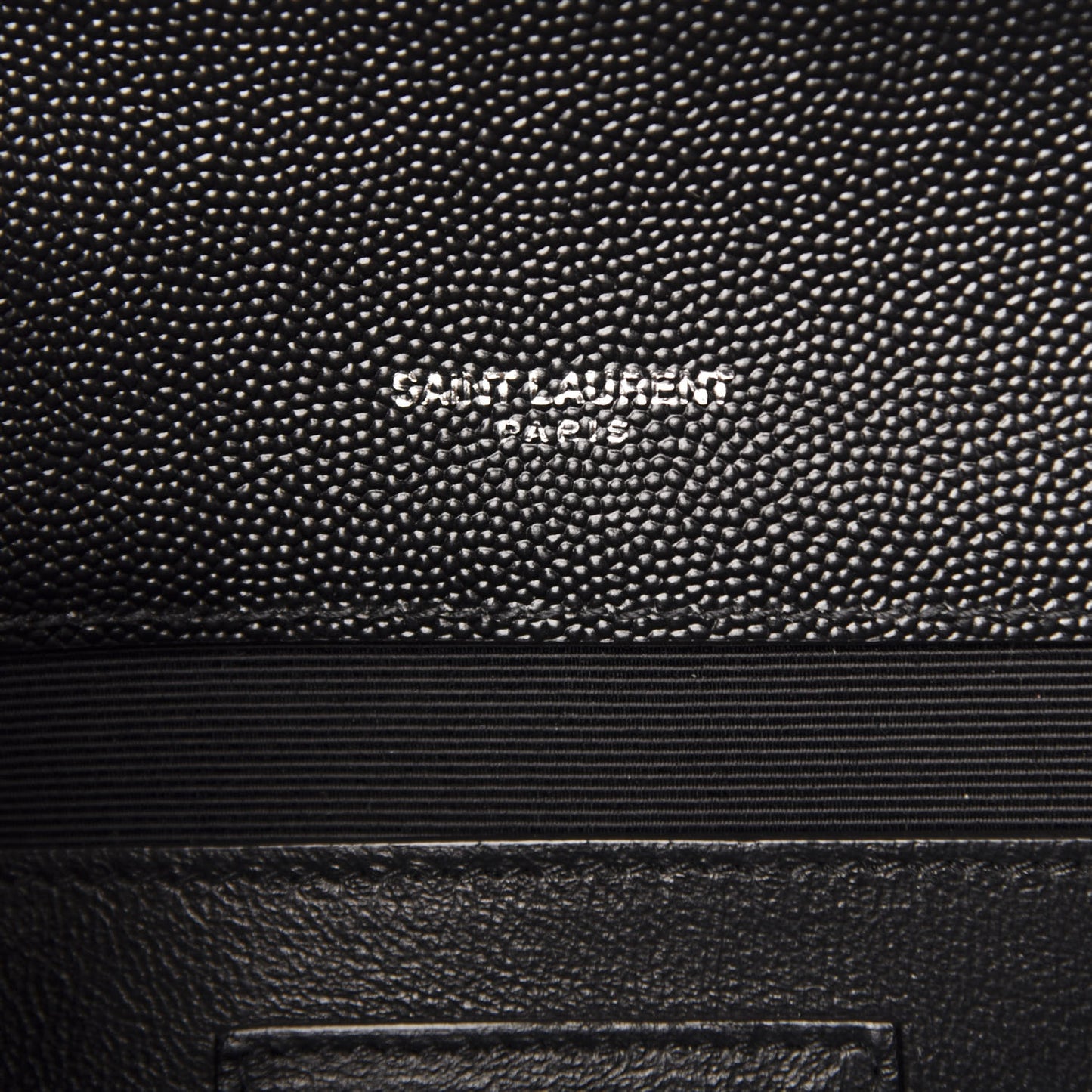 Grain De Poudre Textured Mixed Matelasse Triquilt Medium Monogram Satchel Black