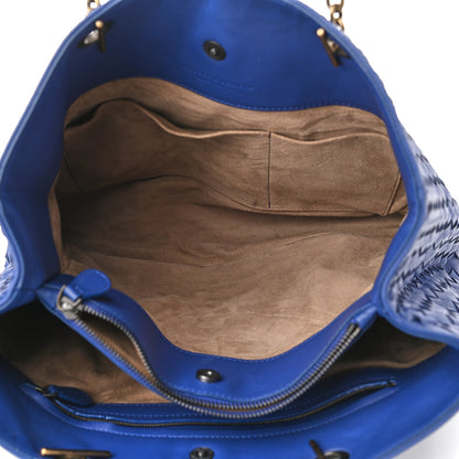 Bottega Veneta Nappa Intrecciato Medium Tote Cobalt 5 of 9