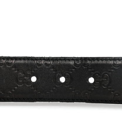 Gucci Guccissima Bamboo Belt 85 34 Black 5 of 7