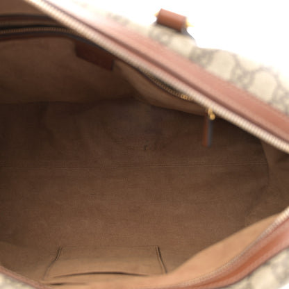 Gucci GG Supreme Monogram Medium Boston Beige Cuir 5 of 17