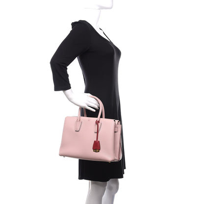 MCM Grained Calfskin Medium Milla Tote Pale Mauve 3 of 12