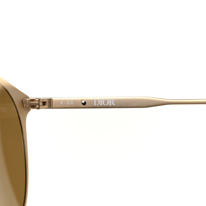 Christian Dior Essential 50mm Round Sunglasses Gold 6 of 8