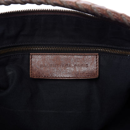 Balenciaga Agneau Classic Hardware Day Hobo Castagna 8 of 10