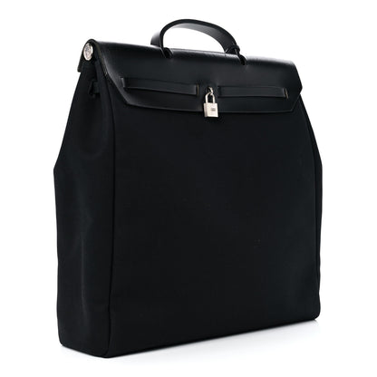 Hermes Toile Vache Calfskin Herbag 40 GM 4 of 22