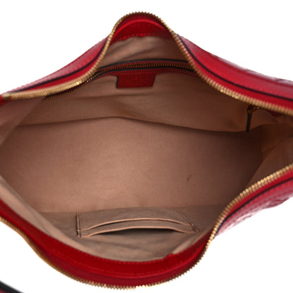 Gucci Guccissima Linea A Hobo Red 4 of 9