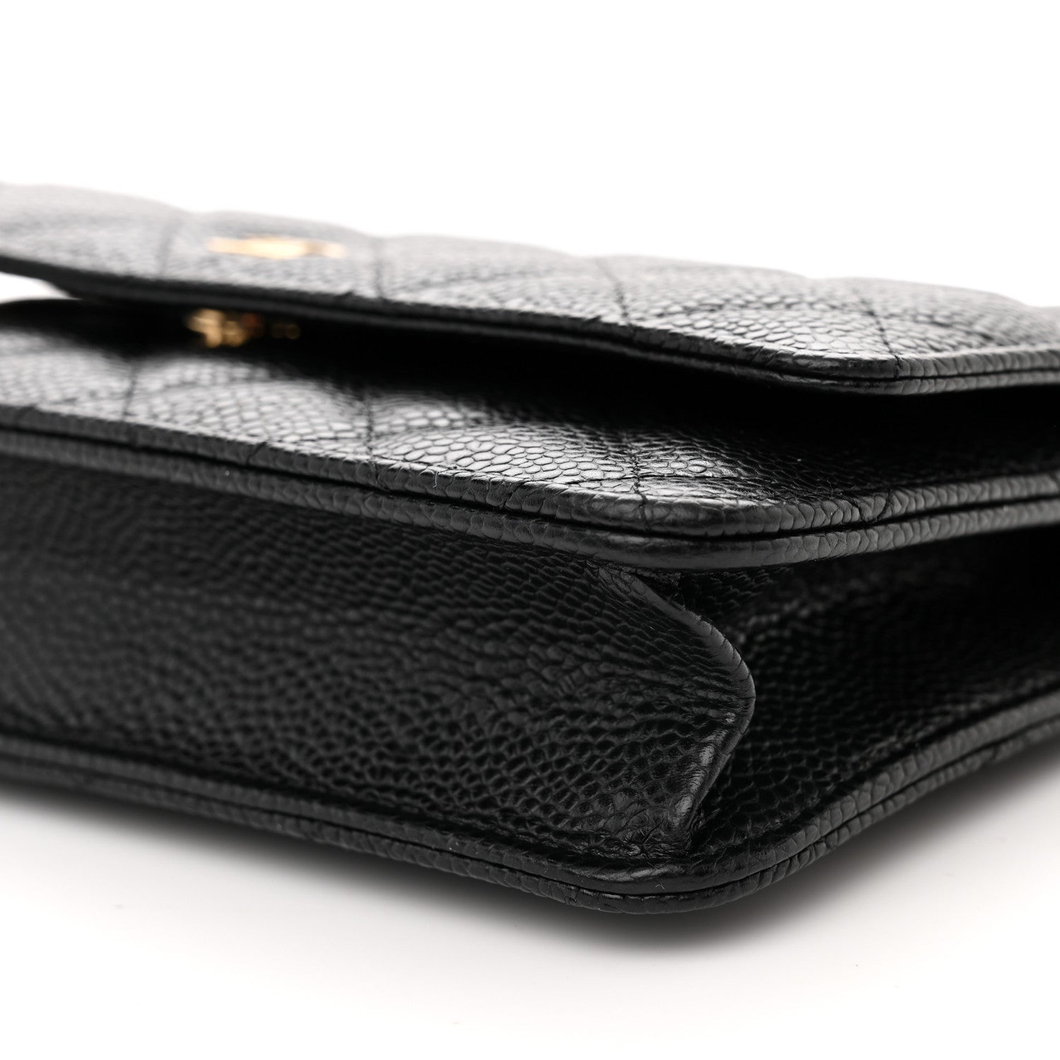Chanel Caviar Quilted Wallet on Chain WOC Black 11 of 12