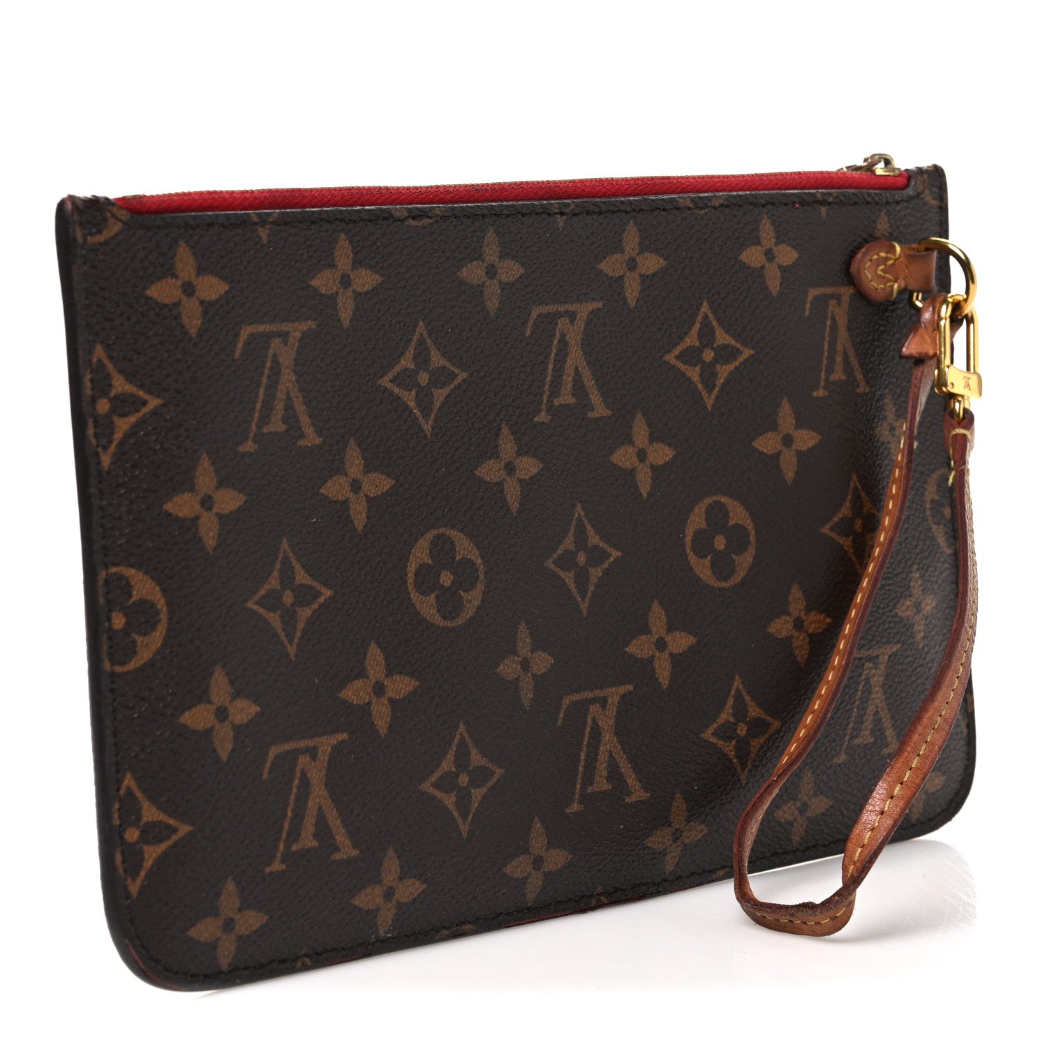 Louis Vuitton Monogram Neverfull MM GM Pochette Cherry 3 of 8