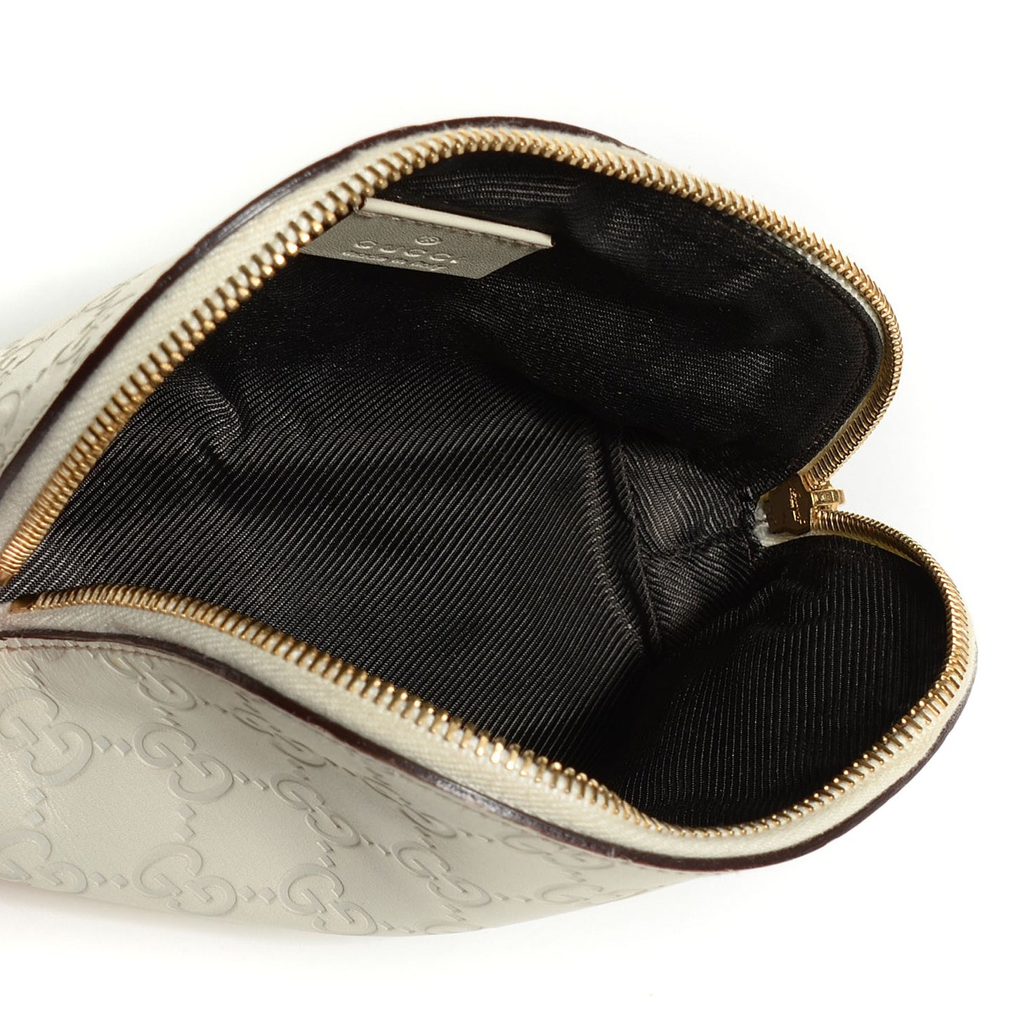 Guccissima Cosmetic Case Off White