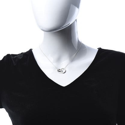 Tiffany Sterling Silver 1837 Interlocking Circles Pendant Necklace 2 of 7