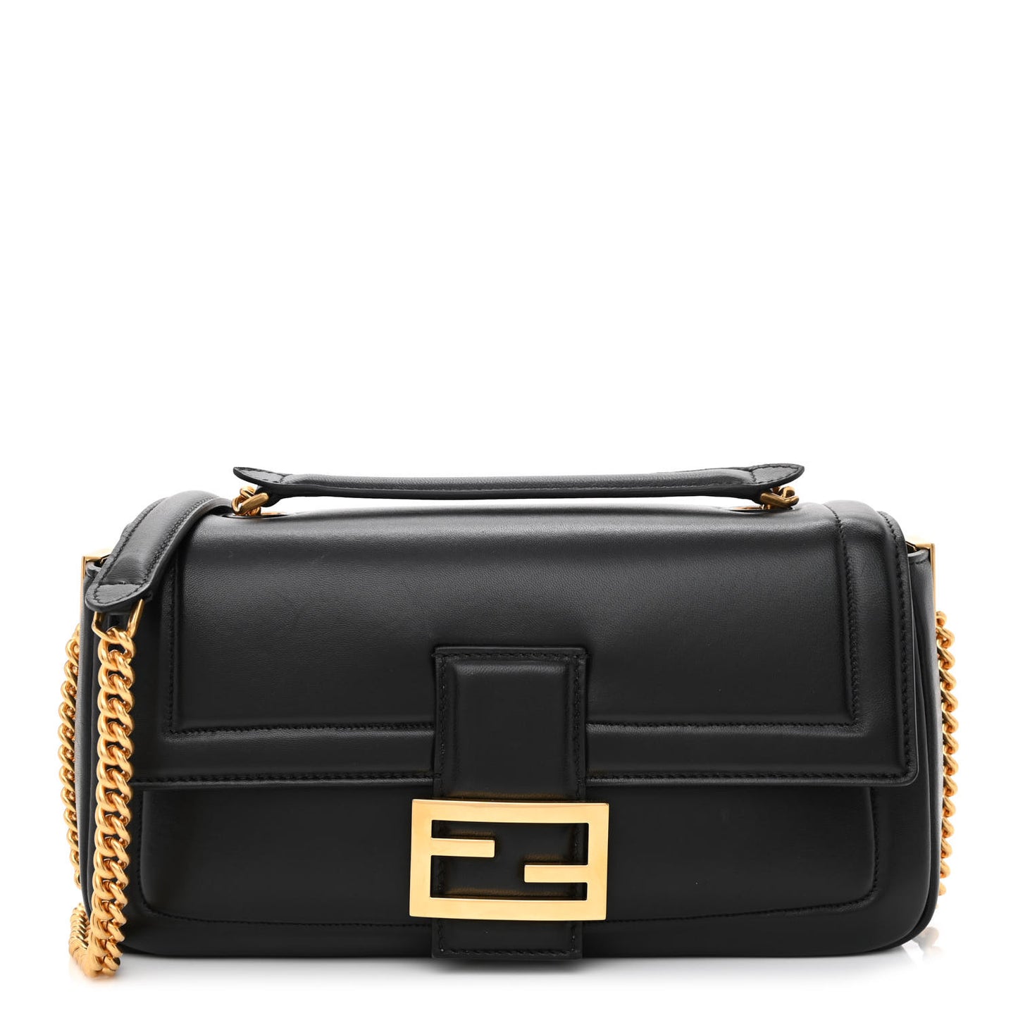Nappa Apolo Chain Baguette Black