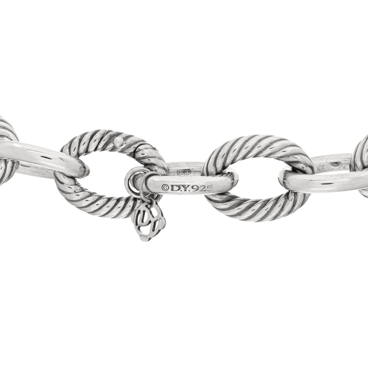 Sterling Silver 16mm Large Oval Link Necklace