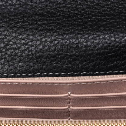 Chloe Calfskin Marcie Continental Flap Wallet Black 6 of 14