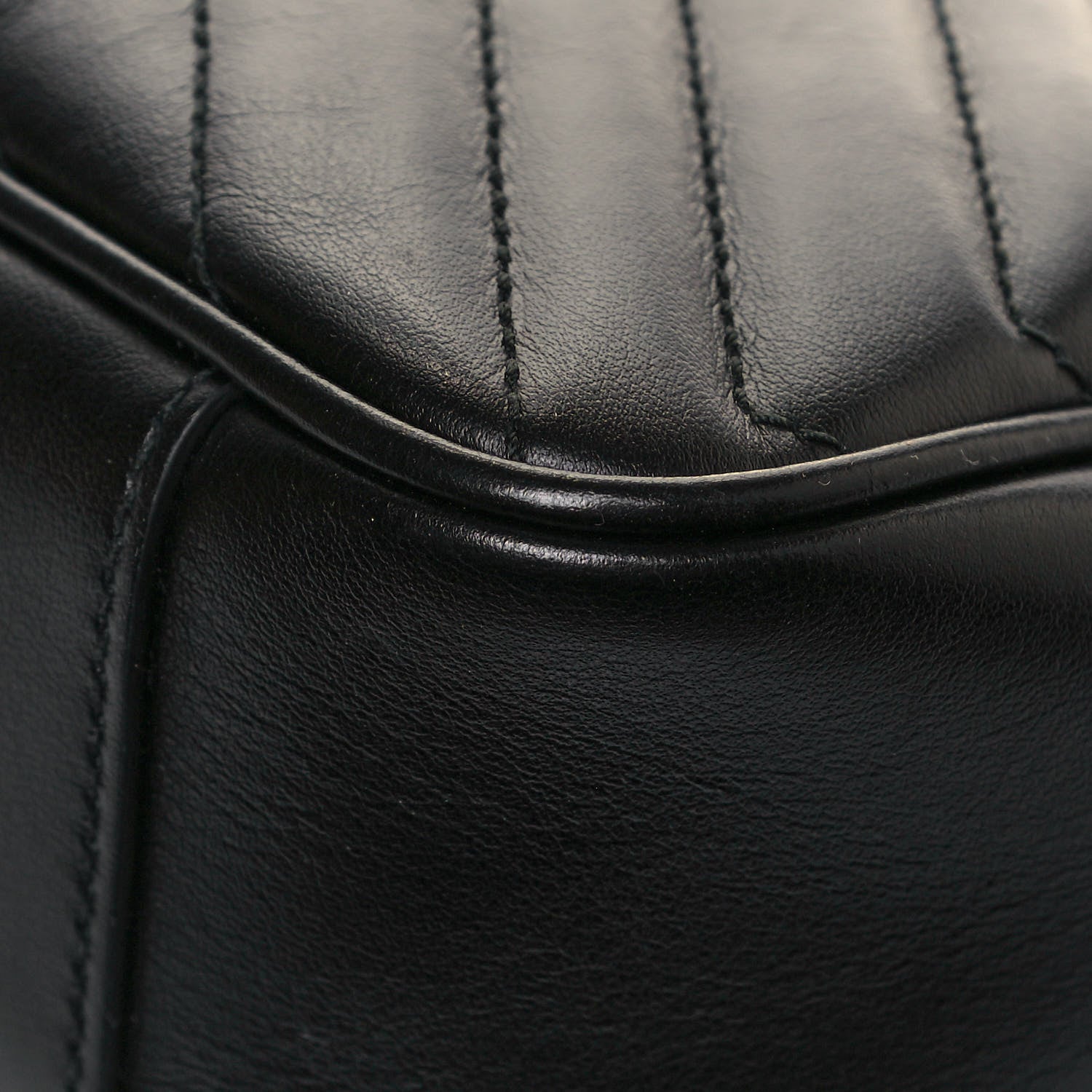 Gucci Calfskin Matelasse Small GG Marmont Shoulder Bag Black 12 of 13