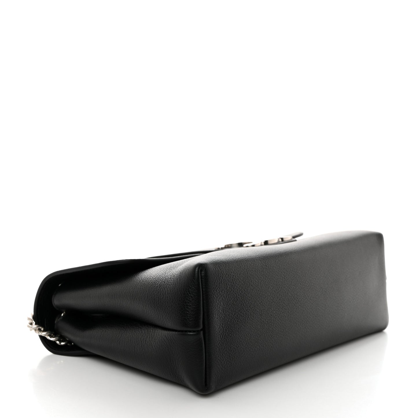 Supple Calfskin Medium Victoire Bag Black