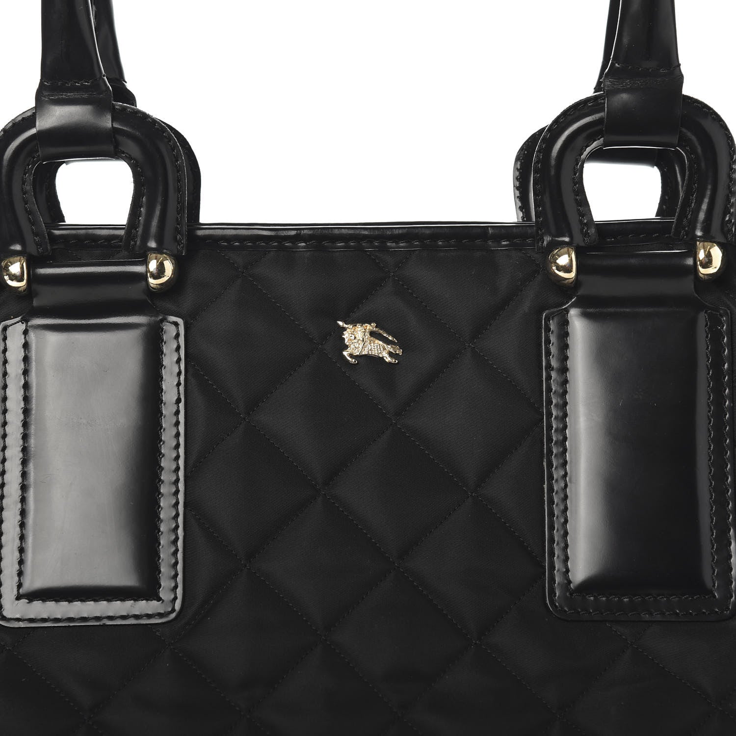Burberry Nylon Quilted Grange Tote Black 13 of 13