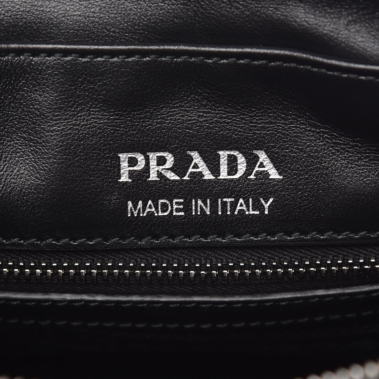 Prada Soft Calfskin Diagramme Crossbody Bag Black 6 of 9
