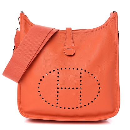Hermes Epsom Evelyne III PM Orange Poppy 1 of 9