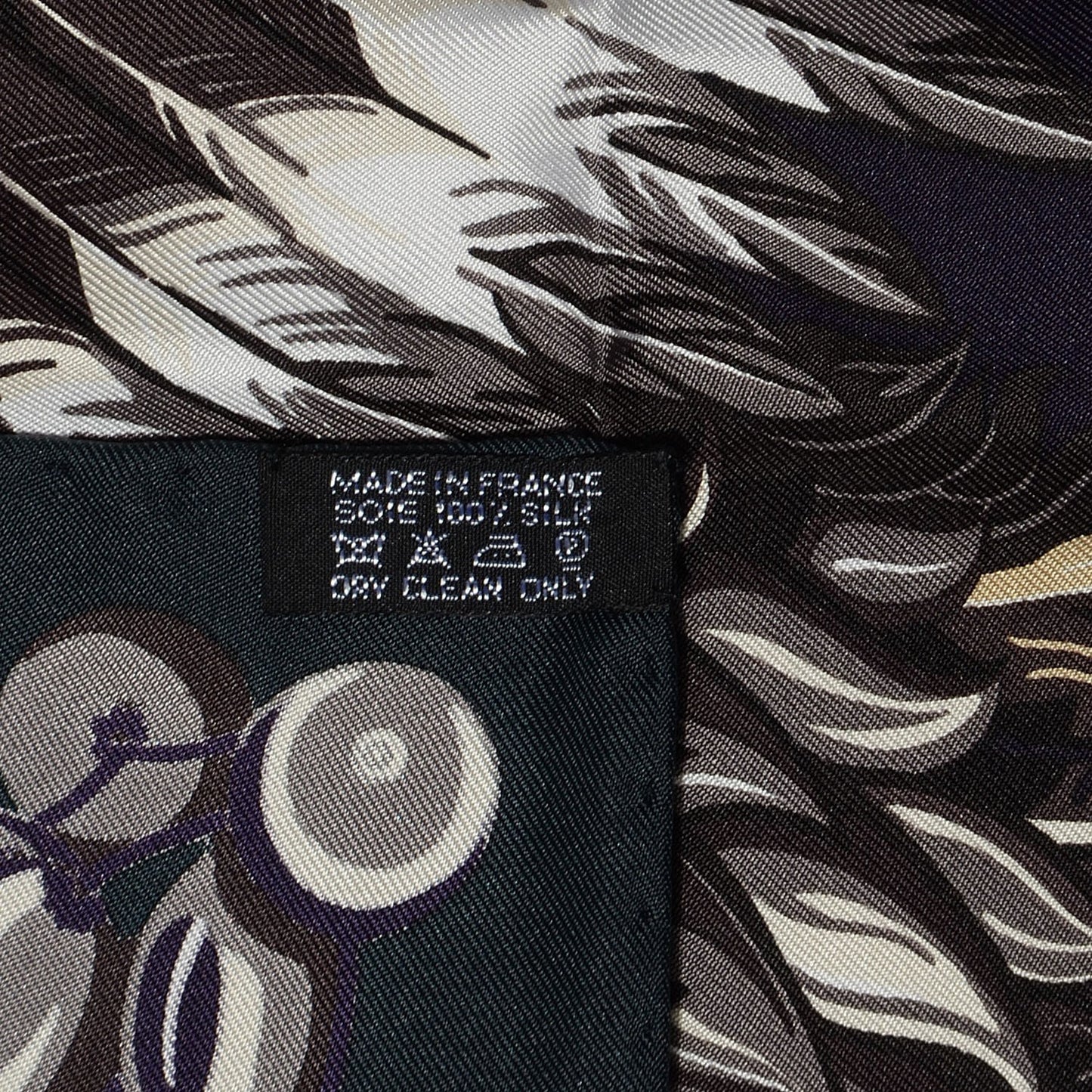Silk Mythiques Phoenix Scarf 90 Vert Anthracite Vanille Auberg