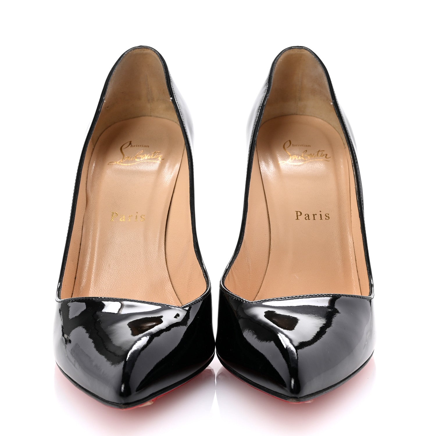 Christian Louboutin Jazz Calfskin Corneille 100 Pumps 38.5 Black 3 of 9
