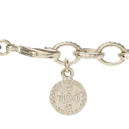 Chanel Pearl CC 100th Anniversary Necklace Light Gold 5 of 7