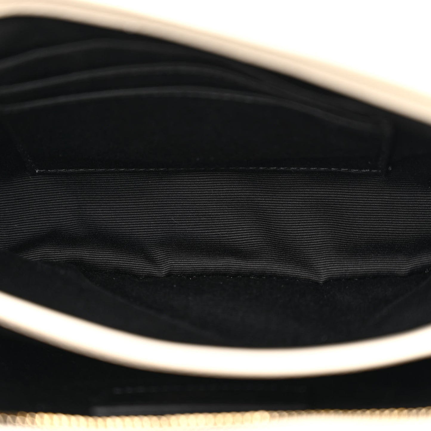 Calfskin Y Quilted Monogram Toy Loulou Crossbody Bag Blanc Vintage