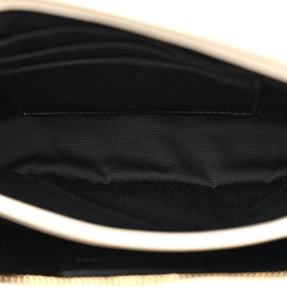 Saint Laurent Calfskin Y Quilted Monogram Toy Loulou Crossbody Bag Blanc Vintage 5 of 10