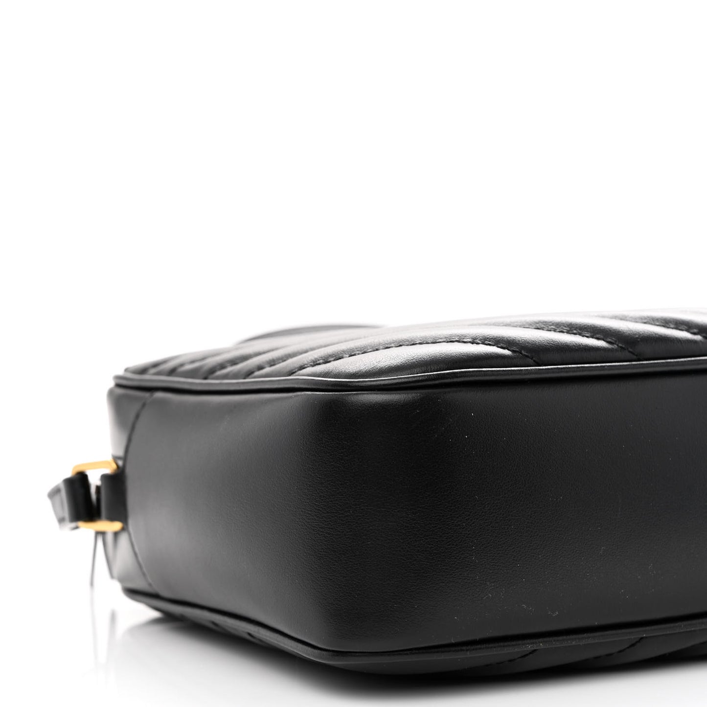 Calfskin Matelasse Monogram Lou Camera Bag Black